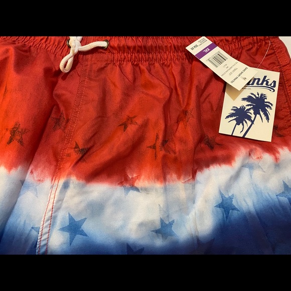 Trunks Surf and Swim CO. TIE DYE AMERICANA SHORTS B2-13 - Picture 2 of 5